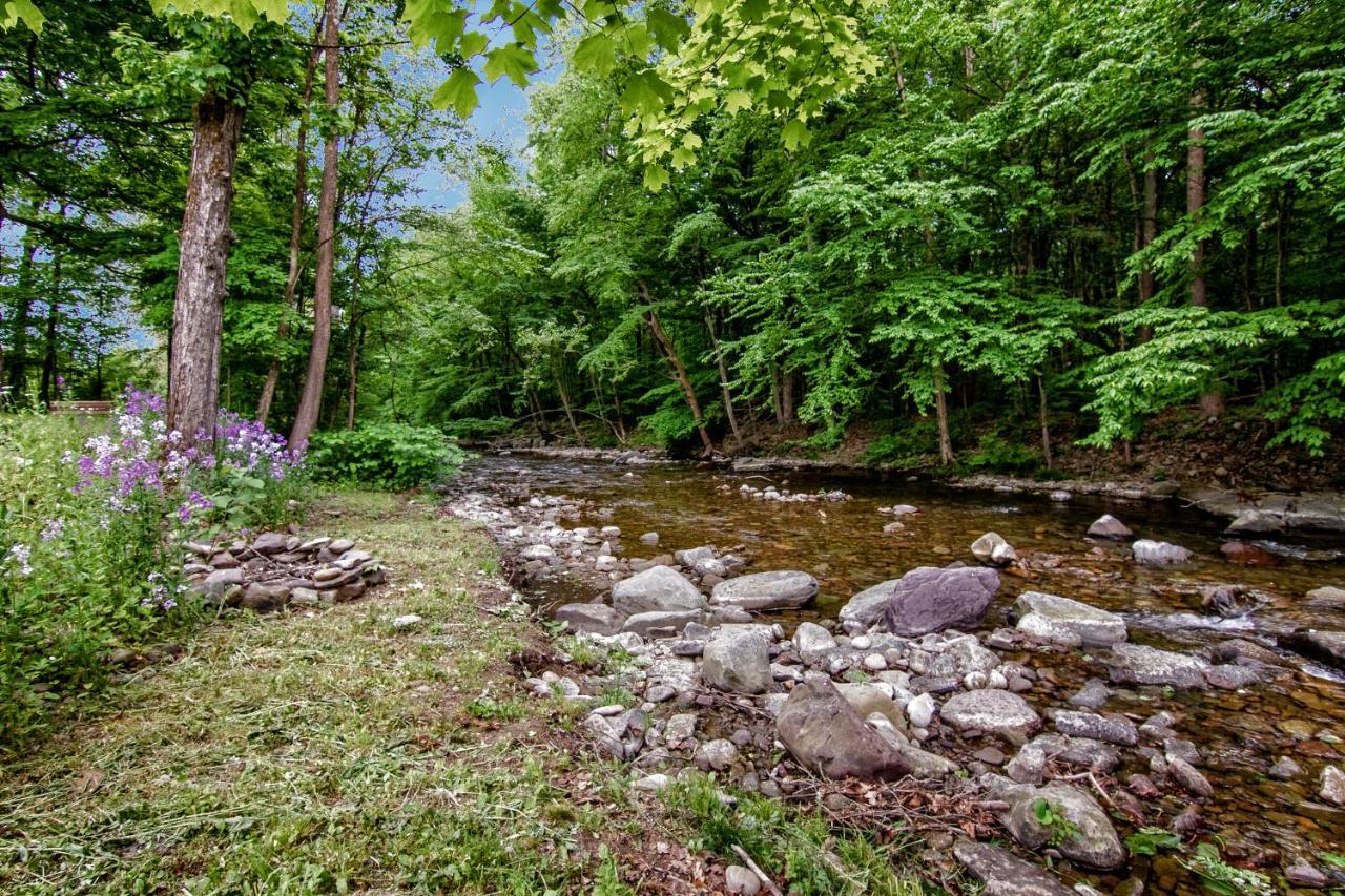 Cabin By The Creek With Private Creek Access Tannersville Buitenkant foto